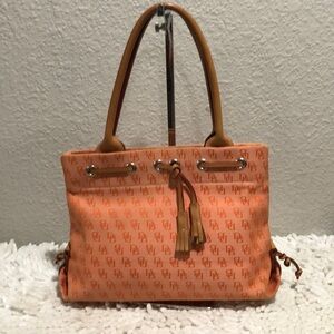 #160 Dooney & Bourke Mini Tassel Tote